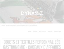 Tablet Screenshot of dynamiz.fr